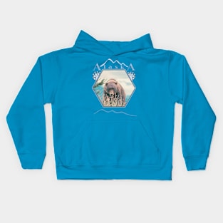 Alaska Brown Bear Kids Hoodie